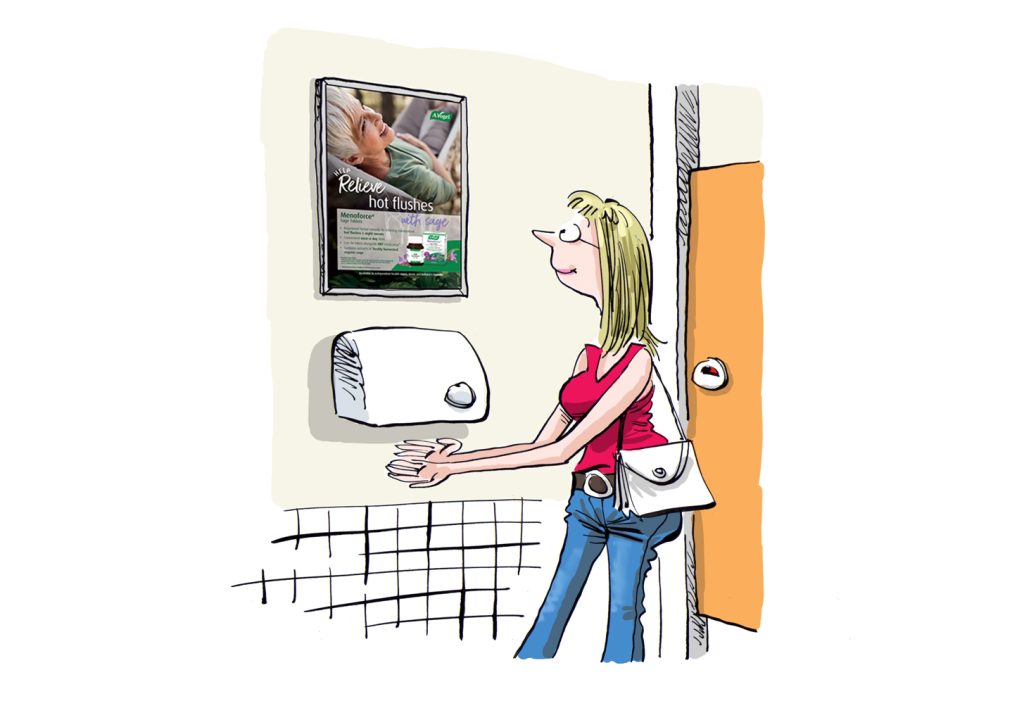 A3 Washroom Handryer Poster Advertising