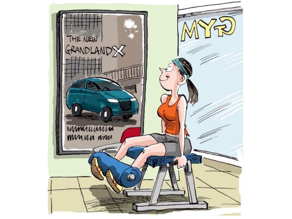 inside gym